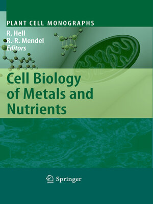 cover image of Cell Biology of Metals and Nutrients